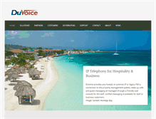 Tablet Screenshot of duvoice.com